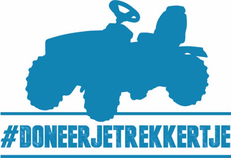 Logo doneerjetrekkertje blauw